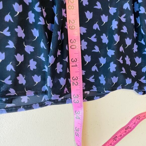 Cabi 5887 Island Navy Blue Purple Sleeveless Tunic Long Midi Skirt 2 Pc Set M - Picture 13 of 15